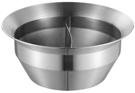 Pentola Yin Doppio Compartimento Due Scomparti Pentola con Divisore Professionale per Famiglie, Cene di Gruppo, 30CM, style to 3
