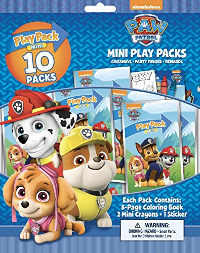 Bendon Paw Patrol - 10 mini confezioni da gioco