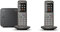 Gigaset Family – 2 schnurlose Telefone mit großem, farbigem Display und hoher Reichweite – anthrazit-grau