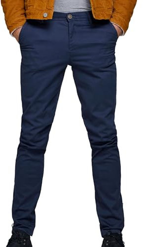 JACK & JONES Jpstmarco Jjbowie Noos, Pantaloni Uomo, Navy, 31W / 32L