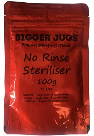 No Rinse Cleanser/Steriliser 100g Easy To Use Home Brew Beer Wine Cleaner Sanitiser