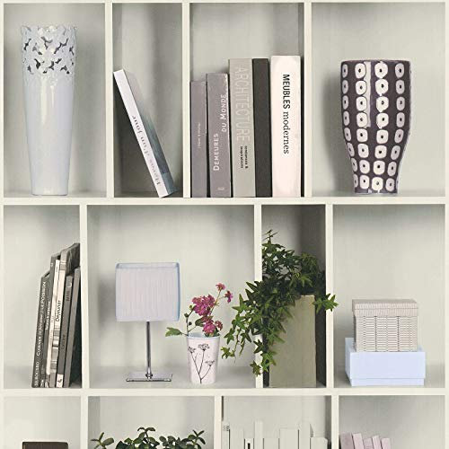 Papier peint intissé trompe l'œil salle de bain 366631 36663-1 Lutèce Authentic Walls 2 | Gris/Vert/Blanc | Rouleau (10,05 x 0,53 m) = 5,33 m²