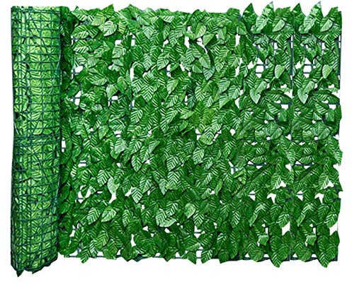 Künstlicher Efeu Sichtschutzzaun Sichtschutz UV-Verblassen Zaun Balkon Sichtschutz Künstlicher Laubzaun Netz Rattan Zaun Für Kommerzielle Schilder Wanddekoration 3 Meter Wassermelonenblätter