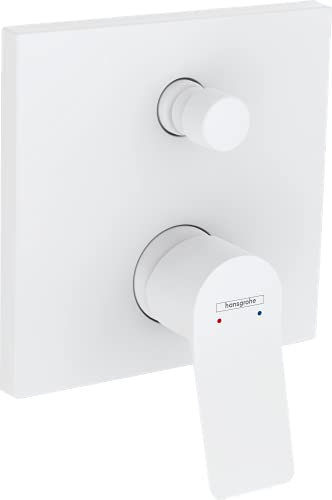 hansgrohe Wannenarmatur Vivenis, Unterputz Badarmatur für 2 Funktionen, Mattweiß