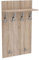 AKKE 100x60 | MAXI Garderobenpaneel Wandgarderobe Garderobe Wandpaneel Kleiderstange CHROM | SONOMA