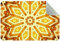 Glänzender goldener Kaleidoskop-Stern-Teppich, rutschfeste Bodenmatte, Fußmatten für Wohnzimmer, Schlafzimmer, Mädchen, Jungen, Kinderzimmer, Schlafsaal, Kinderzimmer, 78,7 x 50,8 cm