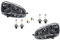 Johns, passend für VW Golf Scheinwerfer V 1K/5M 10/03-05/09 + Leuchtmit. Set lin. rech.