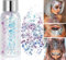 Glitzer Gesicht Body Glitter Gel, Meerjungfrau Glitzer Make Up, Festival Glitzer Gesicht Gel, Schminke Karneval Glitzer für Festival, Musikfestivals, Party, Masquerade, Body, Face, Haare, Lippen(Weiß)