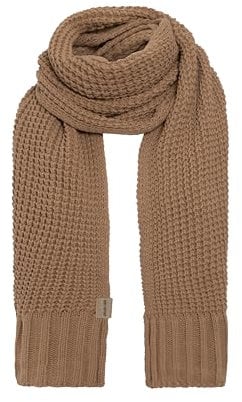 KNIT FACTORY - Robin Schal - Strickschal für Damen und Herren - Bequemer Schal mit Wolle - Hochwertige Qualität - Nude