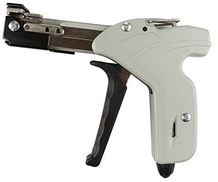 100 Stück Kabelbinder aus Edelstahl 304, 4,6 mm, mit Drahtzange, Befestigung, zum Entfernen von Kabelbindern, Zange, automatischer Reißverschluss, Zange