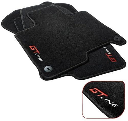 MATSMORE Velours fussmatten Auto Velours-Auto Fußmatten für Auto Velours fussmatten kompatibel mit Haft Renault Megane III Cabrio CC 2010-