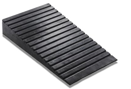The Ramp People Rubber Kerb Ramp 114mm - 203mm (139mm) 1000kg Capacity | Heavy Duty Rubber Ramp for Steps, Garages, Driveway & Pavement | Motorcycle, Pets, Bikes, Machinery | Weatherproof