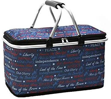 JTBDWOSK Faltbare Thermo Einkaufskorb Isolierte Kühlung Kühltasche, Faltbare Große Isolierkorb Picknickkorb Thermo Bag Kühltasche Thermo Bag Cooler,2