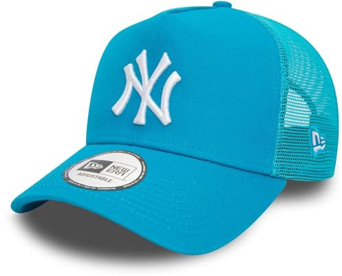 New Era A-Frame Mesh Trucker Cap - New York Yankees Sky Blue