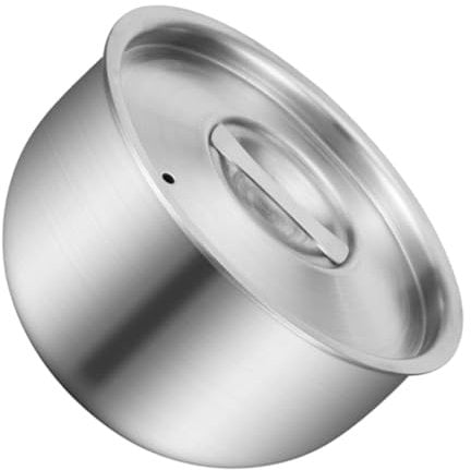 Ciieeo 1 Pc portauova al vapore in acciaio inossidabile porta zuppa preparazione dei pasti ciotole di ramen insalatiera stoviglie ciotola in acciaio con coperchio Metallo