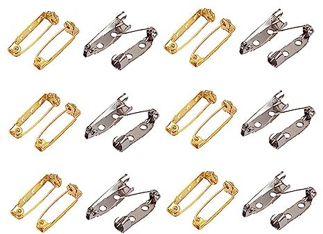 KONTONTY 100st DIY-pins Schal Hemden Kleider Clips Broschen Namensschilder Kragen Nähen Mantelnadel Pin-rückseiten Zum Basteln Broch Boutonniere-anstecknadel Stifte Pullover Kunsthandwerk