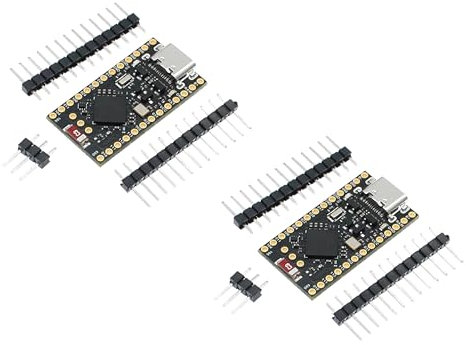 2 Stück NRF52840 Entwicklungsplatine kompatibel mit Nice! Bluetooth Nano V2.0 Laden