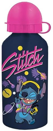 STITCH Botella térmica para niños de acero inoxidable, 500 ml