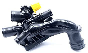 Camera di uscita dell'acqua di raffreddamento del motore dell'auto con termostato compatibile con MINI Cooper R55 R56 R57 R51 1.6 11537534521