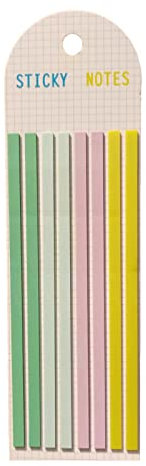 Pestañas de colores, marcadores de página largos, pestañas adhesivas, tiras de notas, pestañas translúcidas, notas adhesivas, suministros escolares