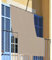 INTRECCI Tenda da Sole per Esterno, Tenda da Sole per Balconi, Impermeabile, a Caduta, 200x300 cm con Occhielli Laterali, Telo Ombreggiante, Riduce Luce e Calore, Migliora la Privacy, Colore Tortora