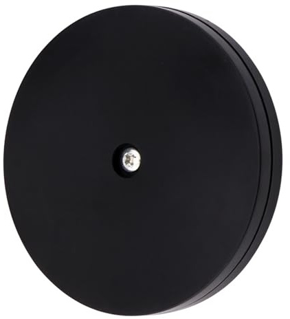Obotsnoi 360 Grad drehbarer Display-Drehteller für Figuren-Modelle, ABS, 8 cm Durchmesser, ABS-Modell-Display-Drehteller
