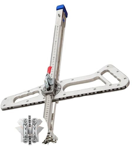 Gipskarton-schneidwerkzeug Faltbar,Trockenbau Schneider,1,5–61 Cm Schnittbereich,Doppelpositionierung,Heim-Handwerkzeug für Die Holzbearbeitung
