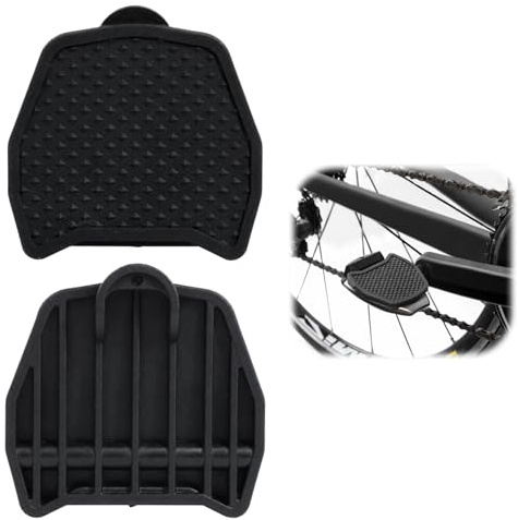 2er Set Pedale Plate für Shimano SPD SL Klickpedale – Nylon Flachpedal Aufsatz, rutschfeste SPD SL Adapterplatte für Alltag & Freizeit, Leichte Umrüstung für Rennrad Zubehör