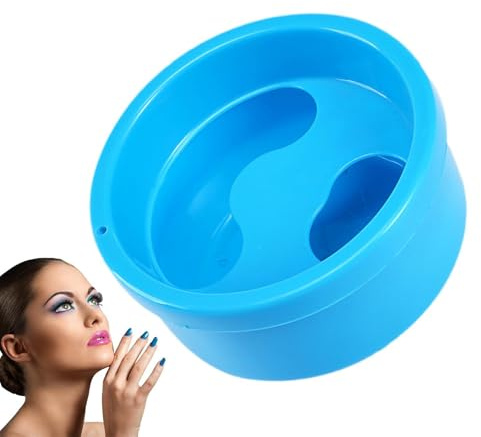 Cuenco de manicura, ABS, cuenco para remojar las uñas, cuencos redondos de | manicura para el cuidado de las manos | Contenedor de remojo de manos, herramienta de spa de lavado de manos para salón y