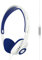 Koss KPH30i Auriculares con Cable y Micrófono, Cascos de Diadema Abiertos, Headphones On Ear, Control Remoto en el Cable para Llamadas, Ajustable, Jack de 3,5 mm, Blanco