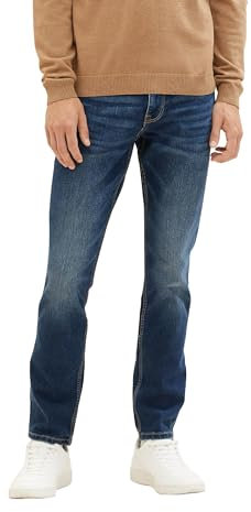 TOM TAILOR Herren 1007860 Josh Regular Slim Jeans, Mid Stone Wash Denim, 30W / 30L EU