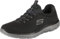 Skechers Women's 52811 SUMMITS Sneaker, Black Mesh Charcoal Trim, 6 UK