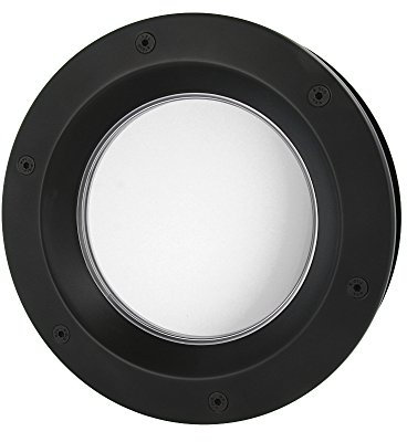 MLS Bullauge B6000 A8 Rundfenster Aluminium schwarz matt Ø 40 cm Glas matt 0180-0213-A8