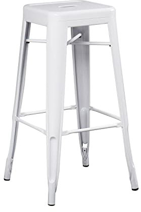 SKLUM Pack 2 hohe Hocker (76 cm) LIX Weiss
