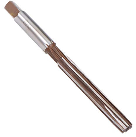 sourcing map Hand Reamer 8mm Alloy Tool Steel H8 6 Straight Flutes Hand Milling Cutter Tool Metric Reaming Drill Bit for Metal