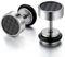Flong Männer Ohrstecker Damen Ohrringe, 8mm Edelstahl Gestüt Stecker Kohlenstoff Carbon Fiber Kohlefaser Ohrringe Ohrstecker Ohrhänger Silber Schwarz Fake Plug Tunnel Herren …