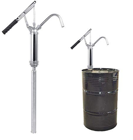 Pompa Travaso Liquidi Rotativa, Leva pompa telescopico, Pompa Manuale per Fusti Olio Pompa di benzina Diesel Fuel Tool