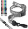 CKB LTD Grau Personal Wegbrechen Sicherheitsleine Halsband, vorgedruckter Text, drehbarer Kunststoffclip Ausweishalter Design mit Schnellverschluss für Arbeiter ID kartenhalter - 20 Stück