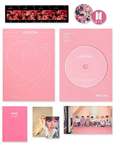 BTS Album - MAP OF SOUL : PERSONA [ 4 Ver. ] CD + Photobook + Mini Book + Photocard + Postcard + Photo Film + FREE GIFT