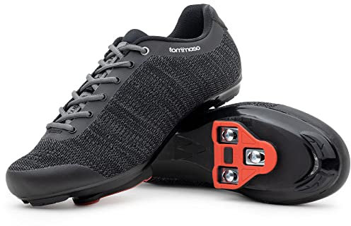 Tommaso Strada Peloton Schuhe für Herren – SPD Indoor Fahrradschuhe für Herren – Fahrradschuhe für Herren mit Delta-Clips – Spin-Schuhe für Herren Radfahren auf Peloton – SPD-Schuhe für Rennräder