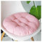 YOUCAI Runde Bodenkissen Kissen Baumwolle Leinen Sitzkissen Yoga Fenster Tatami Home Office Pad Outdoor Stuhlauflage,Rosa2,45x45cm