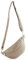 modamoda de T211 Damen Leder Bauchtasche Brusttasche Hüfttasche handmade in Italy, Farbe:Graubeige