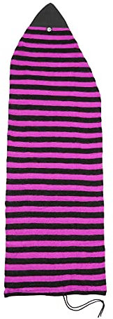 Colcolo Surfboard Socke Gepolsterte Nase Schützt Das Board Stretch Atmungsaktives Material Hält Das Surfboard Surf Socken Longboard Shortboard, rot, 5,8 Fuß