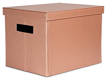 Osco Faltbox aus Kunstleder, Blush Pink