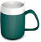 Ornamin Becher mit Trink-Trick mit unauffälligem Trinkdeckel, petrol