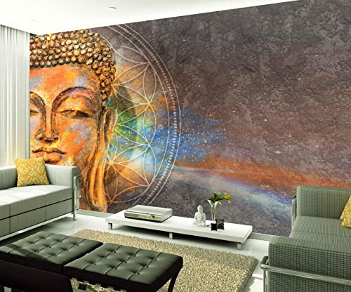 XAONUO Chiffre Papier Peint Intissé Tapisserie Murales Panoramique 3D Couleur Texture Sculpture 140X70Cm Papier Peint Moderne De Papier Peint De Mur De Fond De Sofa De Salon