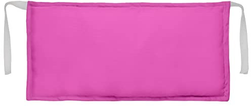 Ferocity Rosa Kissen Kopfstütze für Holz-Liegestuhle 45 x 25 cm Wasserabweisende Polster aus Hochwertigem Polyester mit Polyester-Hohlfaser-Flocken Füllung [144]