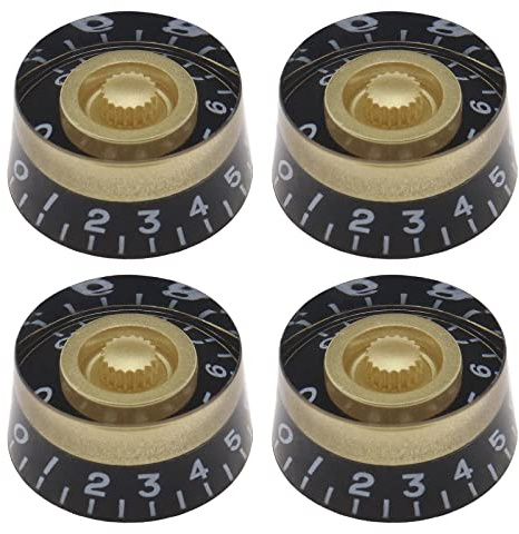 SG Store 4 PCS Perillas de Control de Guitarra de 6 Mm de Repuesto Compatible con Gibson Compatible con Les Paul Compatible con Accesorios de Guitarra Eléctrica Estilo
