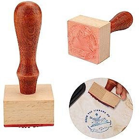 aus der Bibliothek der Buchstempel Personalisierte Buchpräger Selbstfärbung Bibliothek Stempel Lehrer Stempel Ex Libris Stempel mit Holzgriff