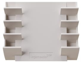 Legamaster Glasboard Markerhalter in Warm Grey – Platz für 4 Marker Extra Starker Magnet Stilvolle Organisation